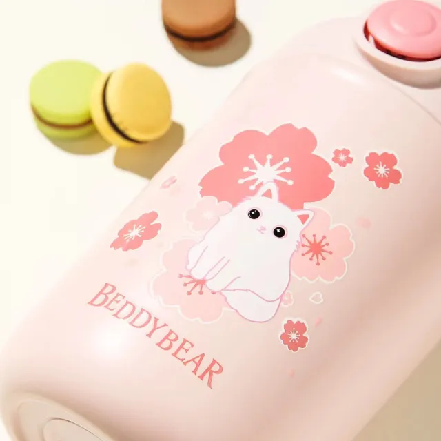 【BEDDY BEAR 杯具熊】萌趣創意乖乖貓316不鏽鋼保溫杯 保溫吸管杯 480ml(保溫瓶)