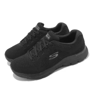 【SKECHERS】慢跑鞋 Flex Appeal 4.0-Daily Pursuit 女鞋 黑 防水 緩震 運動鞋(149309BBK)