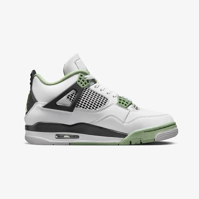 NIKE 耐吉】Air Jordan 4 Retro Seafoam 鼠尾草綠休閒鞋酪梨綠女鞋男女