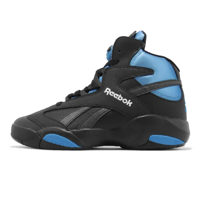 【REEBOK】籃球鞋 Shaq Attaq 男鞋 黑 藍 OG Black Azure 歐尼爾 復刻 魔術隊(HR0499)