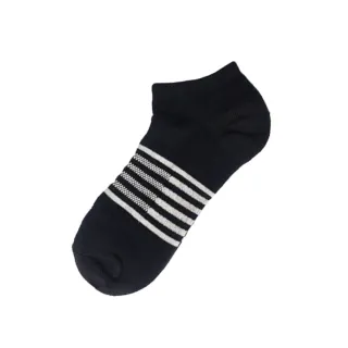 【MORINO】7雙組_MIT抑菌防臭_條紋氣墊船襪L25-28cm(男襪/機能襪/透氣襪/排汗襪/抗菌 繞境必備)