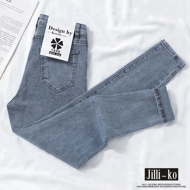 JILLI-KO INS風法式復古鏤空刺繡寬鬆顯瘦襯衫-F(