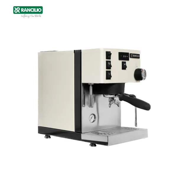 【Rancilio 藍奇里奧】雙鍋爐單孔家用半自動咖啡機(義式咖啡機-時尚白)