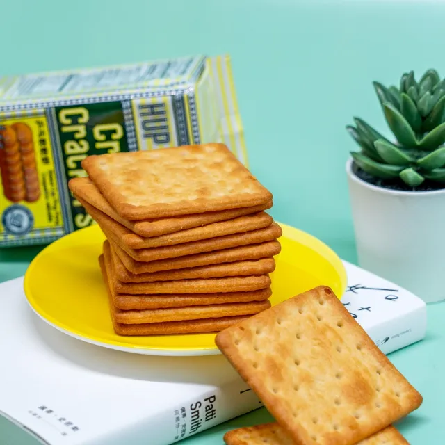 【馬來西亞 HUP SENG】乒乓蘇打餅 原味/甜味 125gx2入(口味任選)