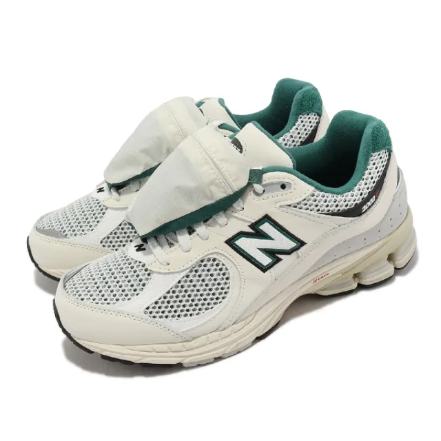 NEW BALANCE】休閒鞋2002R 男鞋女鞋白綠復古運動鞋收納袋拼接NB 紐巴倫