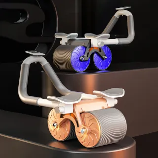 【ANTIAN】二合一 平板支撐輔助器健腹輪 自動回彈健腹機 馬甲線腹肌訓練器 健身健腹滑盤