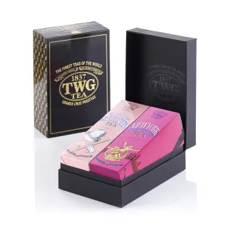 【TWG Tea】時尚茶罐雙入禮盒組 紐約早餐茶100g+紳士伯爵茶100g(黑茶)