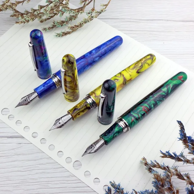 【Montegrappa】ELMO FANTASY BLOOMS 鳶尾黃(鋼筆)