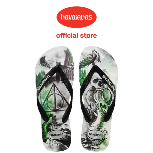 havaianas 哈瓦仕 拖鞋 男鞋 女鞋 夾腳拖 哈利波特 Harry Potter 灰綠 4141763-0128U(哈瓦士)