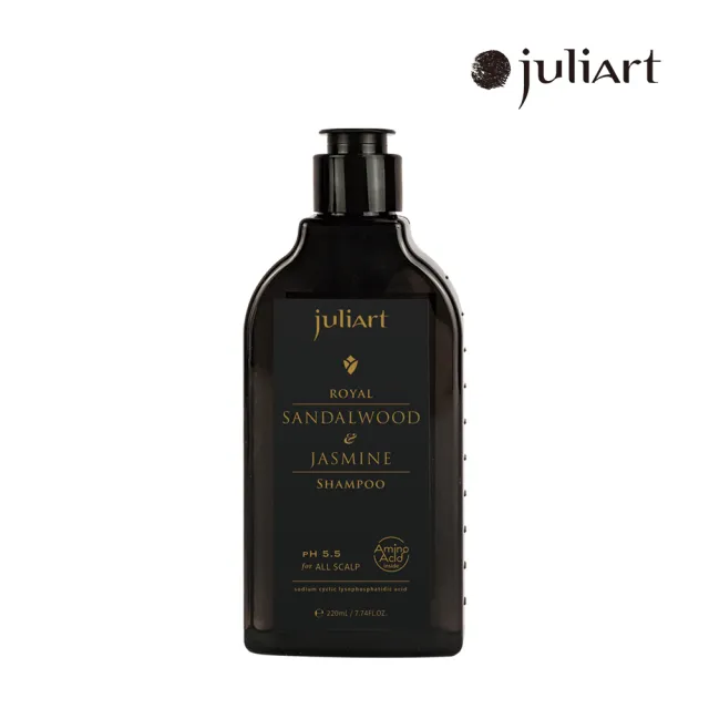 【juliArt 覺亞】御用皇家檀香茉莉 洗髮精 220mL(受損髮質/染燙/皙玻酸)