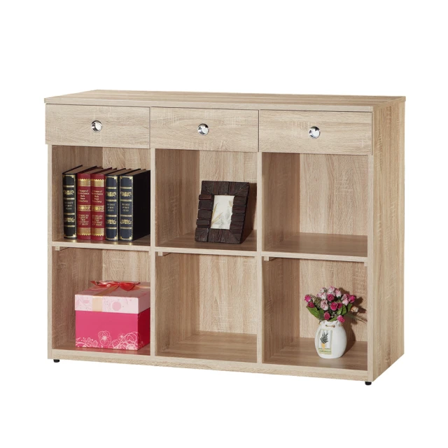 唯熙傢俱 唯樂雙色2尺書櫃(書櫃 半開放式書櫃 收納櫃 置物