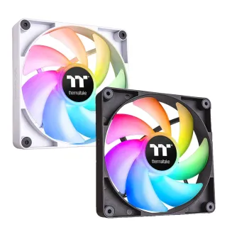 【Thermaltake 曜越】CT140 ARGB 主板連動系統散熱風扇 白/黑 雙顆包(CL-F15X-PL14SW-A)