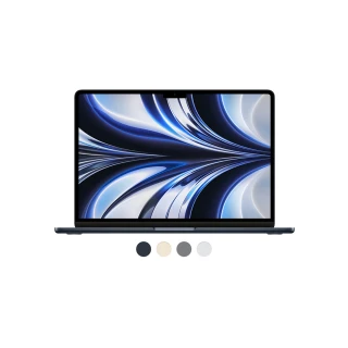 【Apple】MacBook Air 13.6吋 M2 晶片 8核心CPU 與 10核心GPU 8G/512G SSD