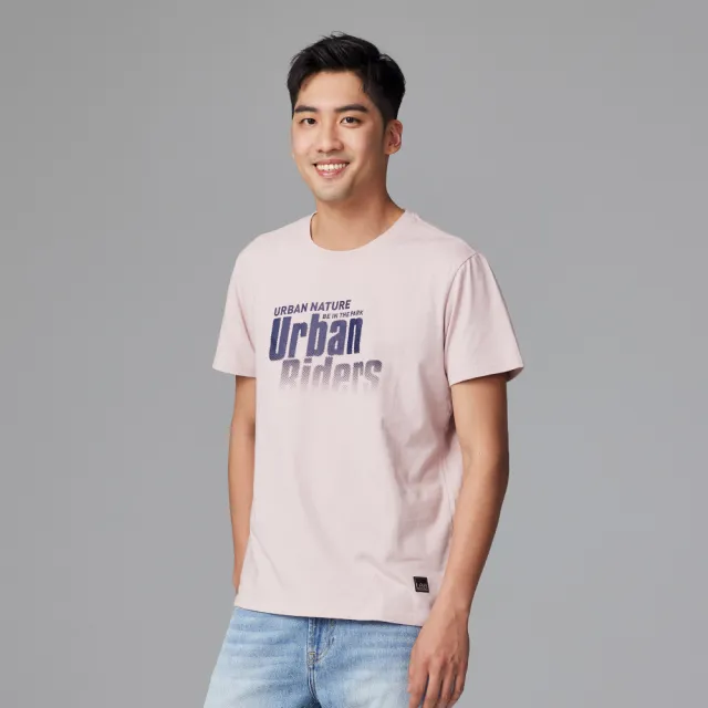 【Lee】出清品-男裝 短袖T恤 / UR系列LOGO 共2色 標準版型(LB30202197W / LB302021857)