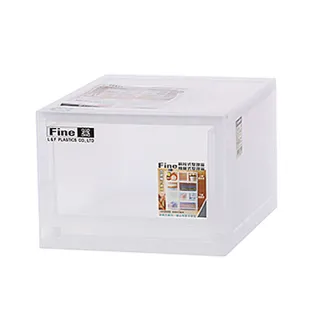 【KEYWAY 聯府】面寬28cm FINE抽屜式整理箱12L-1入(收納箱 置物箱 無印風)