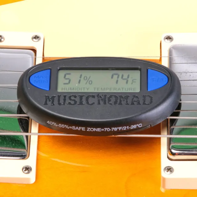 【Music Nomad】MN312｜吉他溫濕度計(吉他貝斯玩家必備)