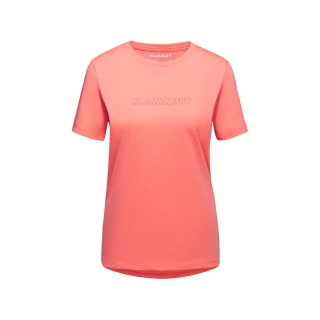 【Mammut 長毛象】Mammut Core T-Shirt Logo W Logo 輕便機能短袖T 女款 櫻花鮭粉 #1017-04070