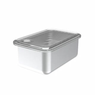 【LiFE RiCH】Double box 蒸氣微波保鮮盒(1200ml)