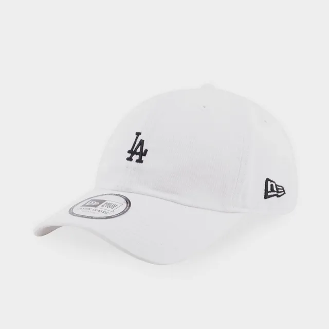 【NEW ERA】運動帽 休閒帽 男帽 女帽 CASUAL CLASSIC ESSENTIAL MINI LOGO 洛杉磯道奇 白(NE12324419)