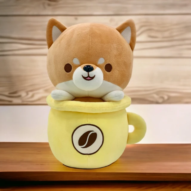 【歐比邁】忠柴玩偶咖啡杯版45CM(18吋忠柴娃娃 1018056)