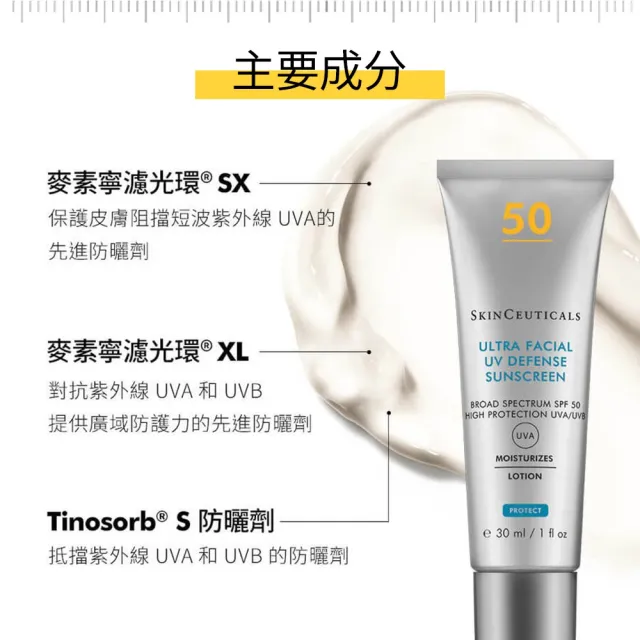 【Skin Ceuticals 修麗可】極致保濕防曬隔離乳SPF50 PA++++ 30ml(保濕防曬)