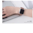 【日本LIZDAYS】Apple Watch 38/40 1/2/3/4/5/6/7/8/SE/Ultra真皮頂級設計真牛皮錶帶撞色拚色雙色(焦糖棕)