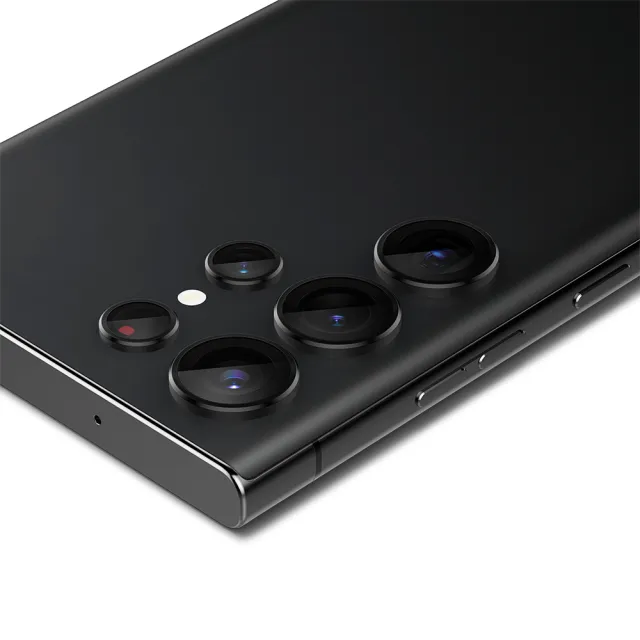 【Spigen】Galaxy S23 Ultra Glas.tR EZ Fit Optik Pro 鏡頭保護貼(黑 含快貼板:2入)
