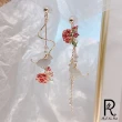 【RJ New York】水晶花漾玫瑰不對襯流蘇耳環(7款可選)