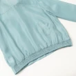 【ILEY 伊蕾】氣質俏甜愛心口袋透膚襯衫外套(淺藍色；M-XL；1231024001)