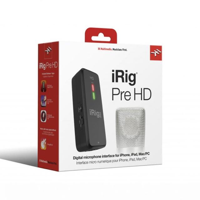 【IK Multimedia】iRig Pre HD 麥克風行動錄音介面(原廠公司貨 商品保固有保障)