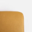 【HOLA】素色撞邊仿皮革方坐墊45x45x4-稻穗黃