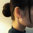 【mittag】triangle earring_三角形耳骨環(簡潔 俐落 個性 閃亮 耳骨環 環保飾品 友善環境)