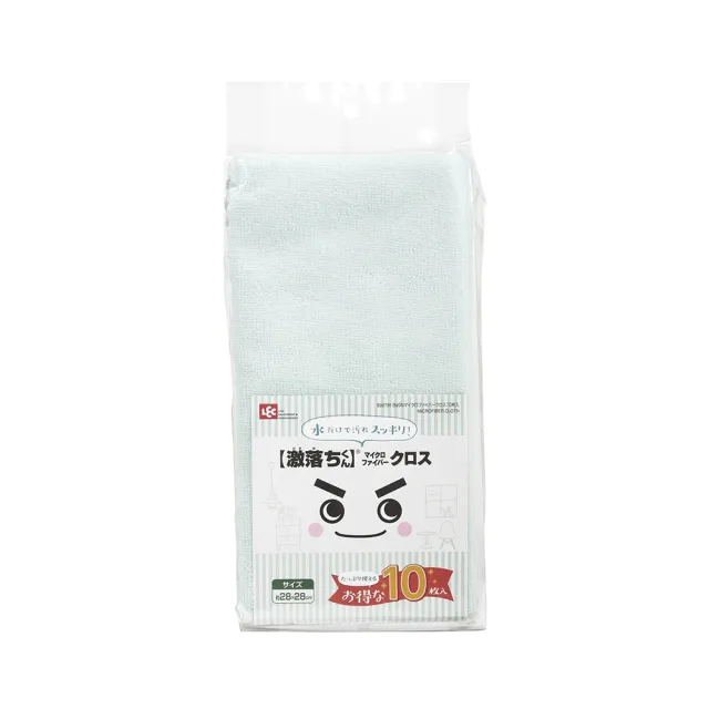 【台隆手創館】LEC激落君超細纖維抹布10入-卡其/淺綠(S00735)