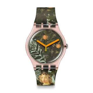 【SWATCH】藝術之旅系列 美學大師波提切利 - 春 自然的頌歌 手錶 藝術錶 博物館聯名 瑞士錶 錶(41mm)