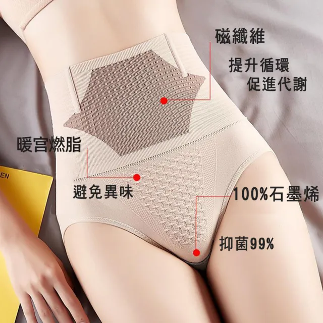 【I.RISS 伊莉絲】3件組-能量黑科技石墨烯遠紅外線雕塑褲(顏色隨機/溫熱/保暖/溫循環/出清)