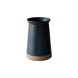 【Kinto】CLK-211陶瓷餐具收納筒7.5cm-黑