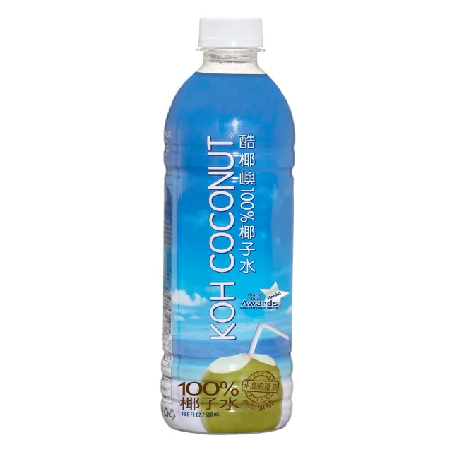 【KOH COCONUT 酷椰嶼】100%椰子水500MLx6入/箱