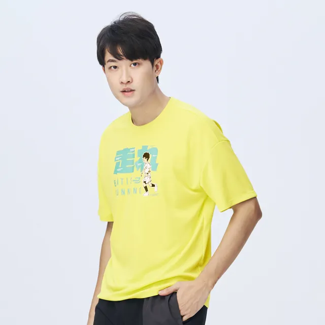 【BATIS 巴帝斯】彈力柔棉原創插畫T - 男 - 三色(親膚性棉質面料)