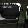 【Kyhome】汽車遮陽傘+側窗組 抗UV防曬隔熱板 UPF50+降溫 車用遮光傘 遮陽簾(前檔傘*1+側窗簾*2)