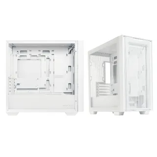 【ASUS 華碩】A21 White Edition 白 MicroATX 機殼(白)