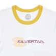 【LEVIS 官方旗艦】Silver Tab銀標系列 女款 復古滾邊短版T恤 / 修身版型 白 熱賣單品 A3523-0029