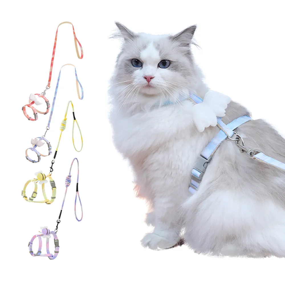 【OMG】工字型翅膀寵物胸背 貓咪外出牽引繩 貓咪項圈 寵物用品