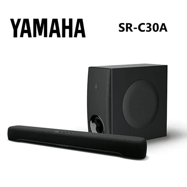 【YAMAHA 山葉】SoundBar 聲霸 數位音響投射器 含重低音(SR-C30A)