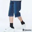【BLUE WAY】男裝 繡花袋五分丹寧 短褲-鬼洗 ONIARAI