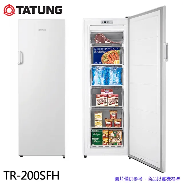 【TATUNG 大同】203L 直立式冷凍櫃(TR-200SFH)