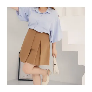 【OB 嚴選】雲朵自訂款不規則百褶A字西裝短裙 《CA2712》