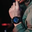【CASIO 卡西歐】G-SHOCK 探索虛擬彩虹系列 彩虹蒸鍍錶面流行腕表 51.2mm(GA-100RGB-1A)