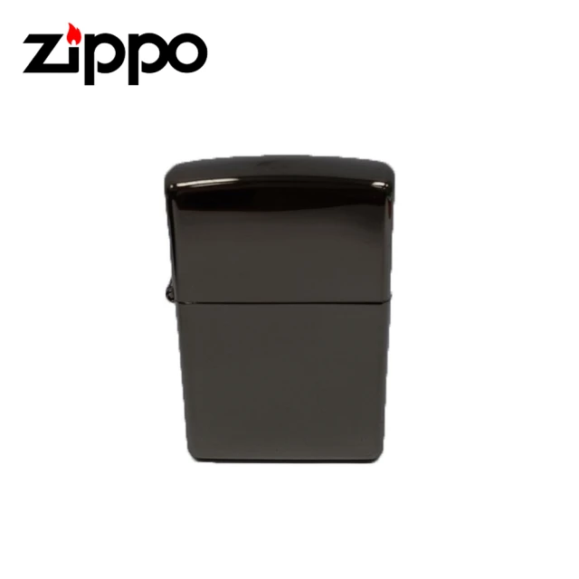 【Zippo】黑炫冰 鏡面 打火機(24756)