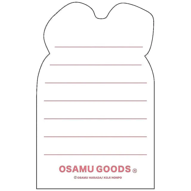 【GAKKEN】原田治 OSAMU GOODS 造型信紙組 小狗(文具雜貨)