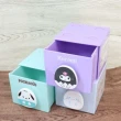 【小禮堂】酷洛米 單抽積木收納盒 - 紫全身款(平輸品)